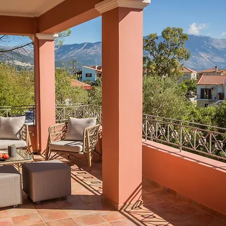 Superb Kefalonia 4 Bedrooms Froso Stunning Sea Views 别墅