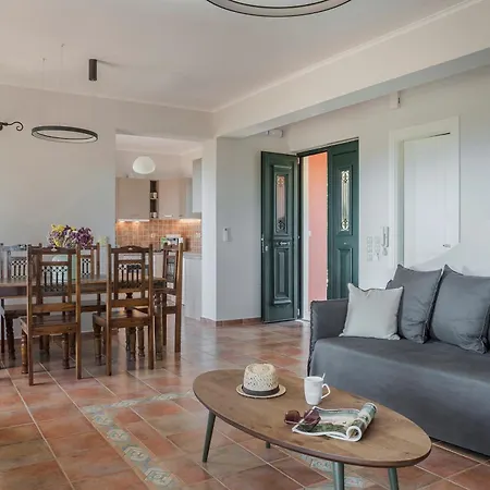 Superb Kefalonia 4 Bedrooms Froso Stunning Sea Views Sunny Roof Terrace Lakithras *
